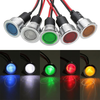 19mm 12 V LED panneau pilote tableau de bord indicateur lumineux voyant davertissement voiture bateau signal lampe