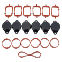 19PCS 32mm Kit De Réparation De Tuyau Déchappement En Aluminium Swirl Rabat 11617790198 Pour BMW E39 E46 E53 E60