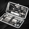 19pcs nail clipper set facial soins des pieds outils de manucure en acier inoxydable kit de manucure