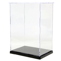 19x14x26.5cm Clear Acrylic Display Show Case Box Plateau anti-poussière en plastique