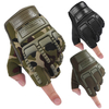 1 Paire De Demi-Doigts Gants Tactique Soft Silicone Anti-dérapant Gant Protection Pour La Main Couverture Pour Léqu