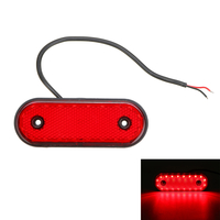 1PC 24V 20 LED indicateur de feu de position latéral pour camion remorque camion caravane