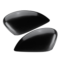 1PC couvercle de rétroviseur de porte daile noire mat gauche / droite pour Ford Fiesta MK7 08-17