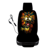 1PC gauche / droite chauffage 3D Lion impression housses de siège coussin de siège complet protéger coussin chauffant de