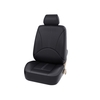 1PC Housse de coussin de siège avant de voiture universelle avec couvercle en cuir PU