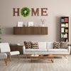 1pc maison en bois lettre suspendue décoration pendentif artisanat ornements pour la maison fête nouvel an