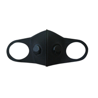 1PC masque facial 3D anti-buée respirateur anti-poussière résistant à la poussière avec soupapes respiratoires