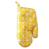 1 PC Cuisine Résistant À La Chaleur Tissu Mitt Plaid Motif Imprimé Cuisson Four Isolation Anti-brûlure Gant