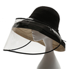1PC PVC masque transparent couverture complète anti-poussière anti-éclaboussures chapeau ombre protectrice