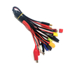 1pcs 10 en 1 adaptateur de charge 4.0MM Banana Connector à DEANS XT60 XT90 EC5 JST connecter pince crocodile Pour Imax B
