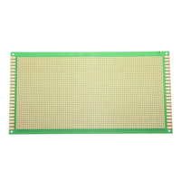 1pcs 130 * 250mm DIY Circuit imprimé universel de carte PCB dhuile verte simple face