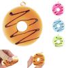 1PCS 5X2CM Simulation entière PU Donut Squishy Toy Phone Chain