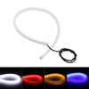 1pcs 60cm flexible voiture LED feux diurnes bande DRL Switchback 5W 12V