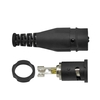 1pcs Cleqee P7001 BNC de haute qualité connecteur mâle connecteur de protection shell plaqué or soudure