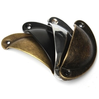 1pcs en forme de coquille meubles commode tiroir poignée poignée de l
