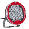 1pcs LED 9-32V IP68 6000K 105W 6000LM moto voiture ATV phares rouge 7 pouces