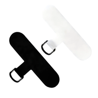 1Pcs Universal TPU Mobile Phone Anti-lost Lanyard Card Clip Gasket Nylon Detachable Phone Hanging Cord Strap Patch Tethe