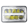 1Pcs 4X6 pouce H4 20W LED Phares Lampe Blanc W / DRL Salut / Lo Faisceau pour Camion Pick-up Remorque