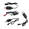 1S 3.7V USB Charging Cable Charger Micro-USB PH1.25 JST SM Plug for RC Drone Quadcopter Lipo Battery
