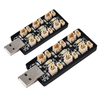 1S 6CH USB Charger 3.7V/4.2V 3.8V/4.35V Charging Hub Board PH1.25 Ph2.0 Adapter for RC Drone Quadcopter Lipo LIHV Batter