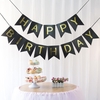 1SETPapierJoyeuxAnniversaireParti Bunting Bannière Lettre Suspendu Pastel Rose Chaîne Drap