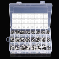 1UF~1000UF 6.3V-50V 400Pcs 24Value SMD Aluminum Electrolytic Capacitors Assortment Kit