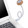 1W Flexible USB Bois LED Lampe de Lecture Nuit Lumière pour Ordinateur Portable PC Ordinateur Portable Puissance Banque