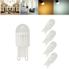 1X 5X ZX G9 3W 110V / 220V 5050360 degrés LED ampoule à intensité variable en céramique cristal LED lampe déclairag