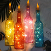 1X 6X 10X 12X Batterie Opéré 2M 20 LED Bouteille Bougie Fil Chaîne Lumière Fée Bande Noël Parti Lampe