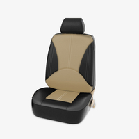 1X Housse de siège de voiture universelle Siège avant Faux PU Housse en cuir Coussin Coussin