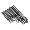 2-12mm Fraise de Solide Carbure 2 Flute Slot Drills 2/3/4/6/8/10/12mm Fraise en Bout Outil de CNC