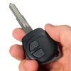2 bouton de la télécommande cas de porte-clés shell + pad en caoutchouc pour Suzuki Swift ignis alto sx4
