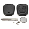 2 bouton de la télécommande kit clé Shell Case interrupteur de réparation pour Peugeot 206