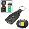 2 boutons + panique télécommande: clé pour Hyundai santa fe tucson 315MHz