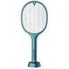 2-En-1 3000V Électrique Moustique Swatter Double Mode Intégré Batterie USB Rechargeable Extérieur Maison Moustique Tueur