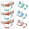 2 EN 1 Anti-perte Induction Lock Laisse de Sécurité Poignet Lien Sangle Rein Traction Corde 1.5 / 2 / 2.5 m Bracelet