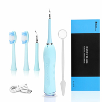 2 en 1 dissolvant de calcul dentaire électrique sonique 4 modes outil de nettoyage tartre brosse à dents électrique irri