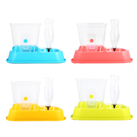 2 en 1 Distributeur automatique de boissons pour animaux de compagnie Distributeur de chat Distributeur de boissons