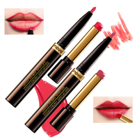 2 en 1 double lèvre Rouge à lèvres bouche Lip Liner maquillage hydratant lèvres longue durée