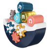 2 en 1 drôle bébé douche lettre forme apprentissage interaction parent-enfants pacifier émotion Puzzle jouet éducatif po