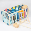 2 EN 1 En Bois Multifonctionnel Chien Frapper Hamster Nombre Match Puzzle Début Jouet Éducatif pour Enfants Cadeau