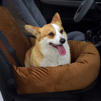 2 en 1 housse de siège de voiture pour chien porte-chien pliant coussinets de voiture pour chien amovibles tapis de chie