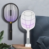 2 en 1 LED lampe tueur de moustiques USB Rechargeable Fly Swatter 3000V électrique Bug Zapper insecte tueur