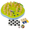 2-en-1 mémoire déchecs en bois bébé enfants jouets éducatifs parent-enfant loisirs amusant