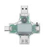 2 en 1 Multifonctionnel Type-c USB Testeur de Sécurité PD Power Tester Voltmètre Ampèremètre Capacité Impédance Températ