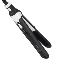 2 en 1 Portable Bigoudi Lisseur Tourmaline Ionique Fer Plat Chauffer Rapide 220V Cheveux Bigoudi