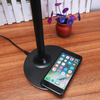 2 en 1 Qi sans fil chargeur Pad + 10w LED lampe de lecture de table lampe de bureau pour téléphone portable