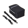 2 en 1 siège de scooter vélo de rangement étanche vélo noir sac de vélo de rangement arrière noir Salut-Capacité