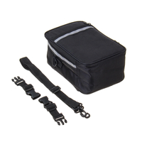 2 en 1 siège de scooter vélo de rangement étanche vélo noir sac de vélo de rangement arrière noir Salut-Capacité