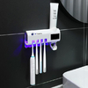 2 en 1 solaire UV lumière ultraviolette intelligent porte-brosse à dents stérilisateur ensemble brosse à dents stérilisa
